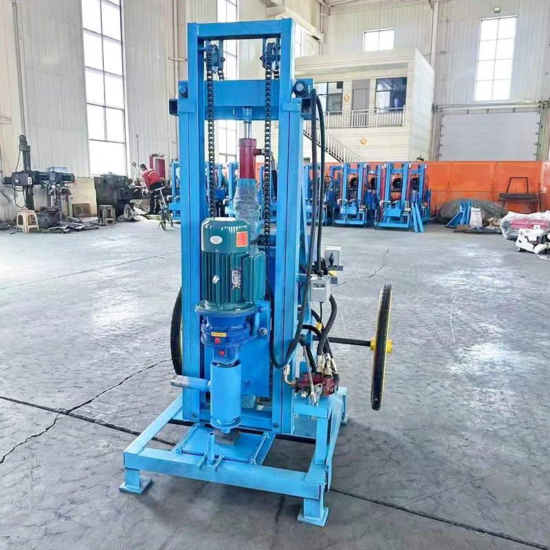 Customized Hydraulic 150M Mini Electric Water Well Drilling Rig Portable Household Well Drilling Hot Selling