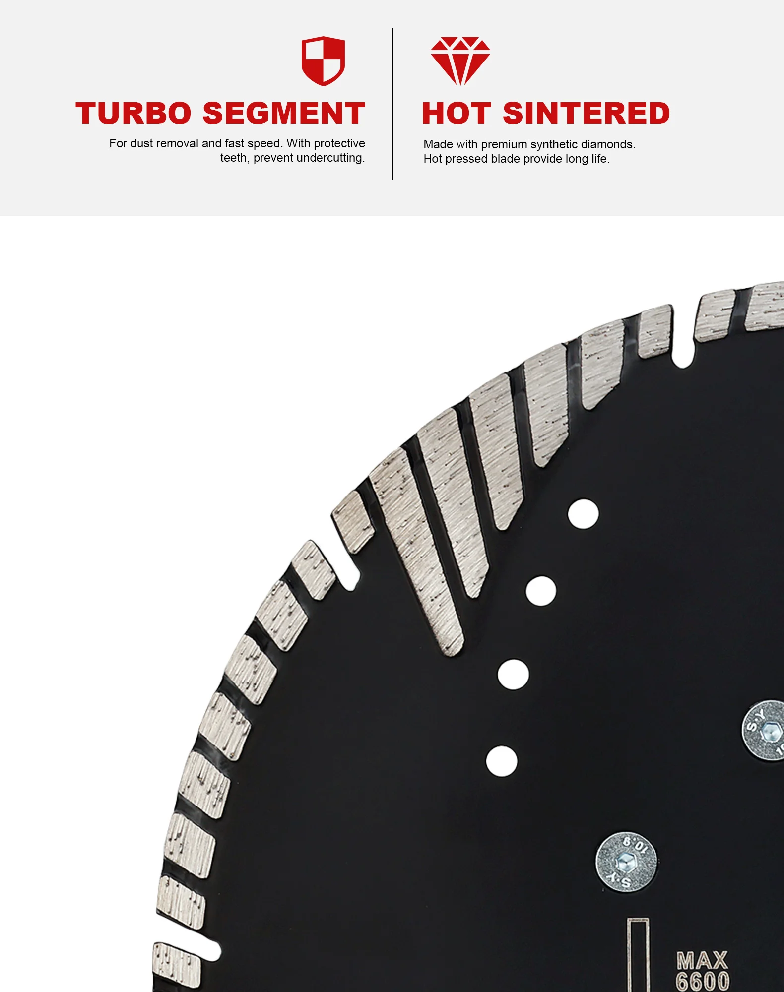 DC-FSTB9 9 pollice circolare di diamante di rettifica disco con M14 flangia e la lama di taglio 230mm per la pietra