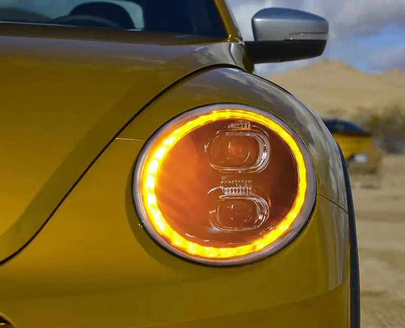 Car HeadLight for VW Beetle 2013-2021 New Beetle Headlight Volkswagen Beetle LED Headlamp Dynamic Turn Signal Accessories 2PCS