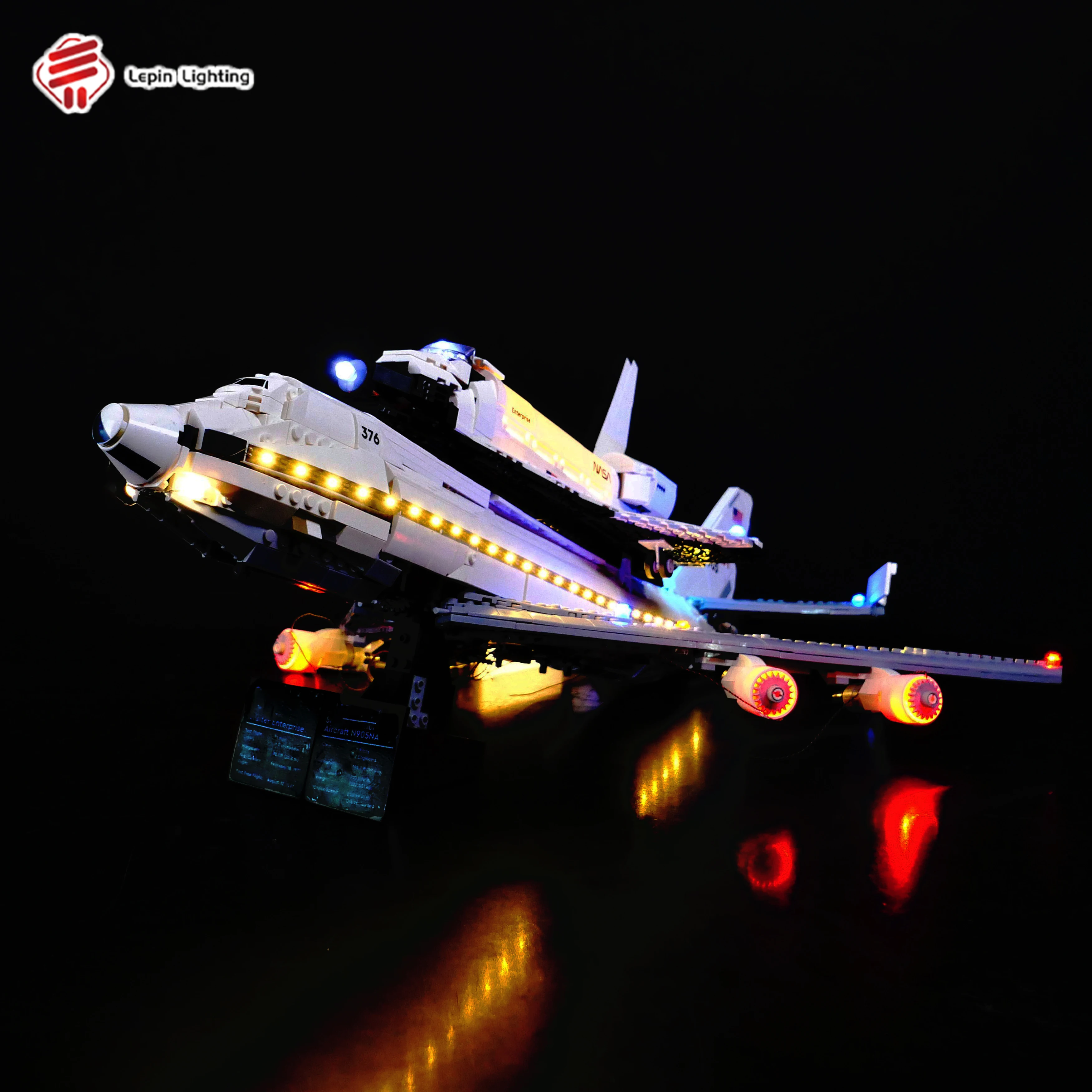 

LED Lighting Kit Compatible with 10360 Space Shuttle Transport Aircraft Building Blocks Model Decorative Light (Lights Only)