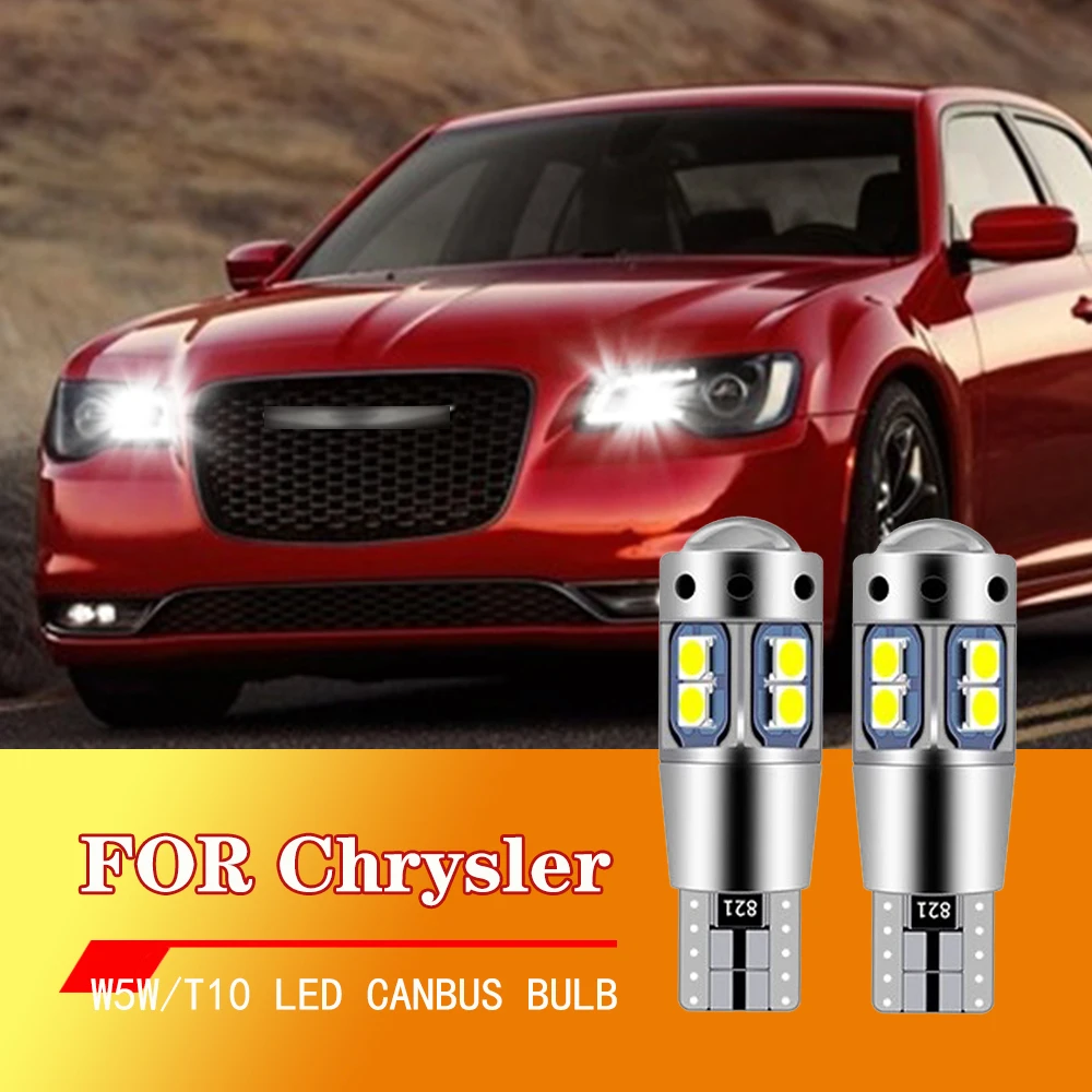 

2PCS For Chrysler 300M Accessories 1999 2000 2001 2002 2003 2004 LED Parking Light T10 W5W Clearance Lamp CANbus