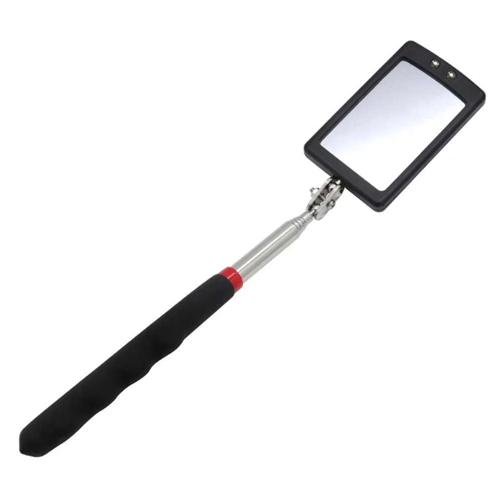 

1Piece LED Telescoping Inspection Mirror Car Visual Reflector Retractable Under Vehicle Detection Mirror Repair Tool