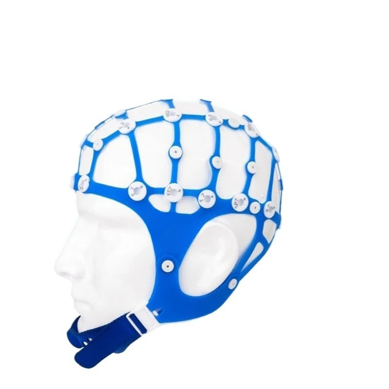 Disc EEG cap Rubber band hat EEG gold cup electrode fixing cap, EEG accessories