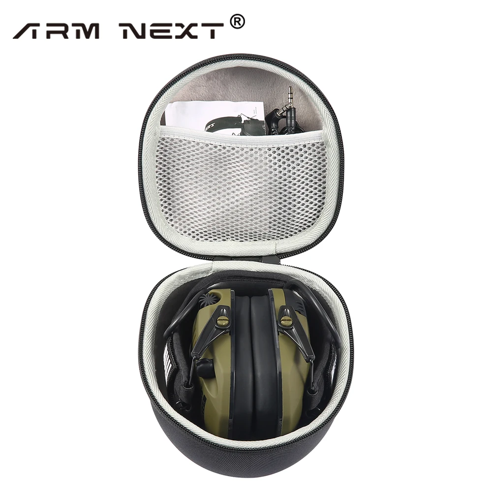 

ARM NEXT Headphone Storage Bag For Impact and Walkers Earmuff Portable Shockproof Anti-fall Dustproof Travel Carrying Case