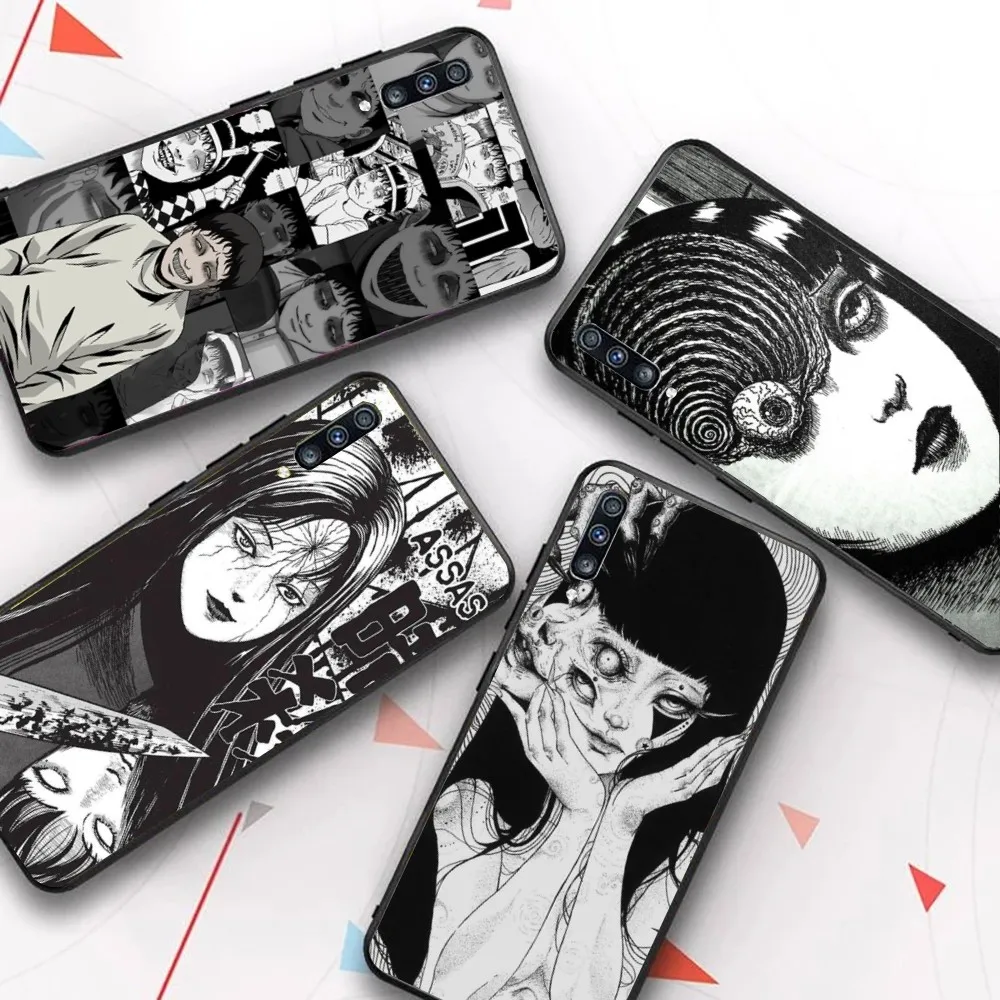 Black Junji Itos Tomies Phone Case For Samsung A 10 11 12 13 20 21 22 30 31 32 40 51 52 53 70 71 72 73 91 13 shell