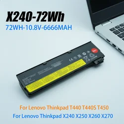 X240 72wh Laptop Battery for Lenovo ThinkPad  T440S T440 X250 T450S X260 S440 S540 L450 L470 45N1130 45N1131  45N1127 45N1126