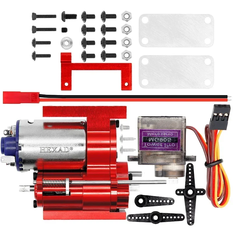 

Three-Generation Full Metal 2 Speed Gearbox Transmission with Servo for WPL B1 B14 B24 C14 C24 MN D90 D91 MN96 1/12 RC Car Parts