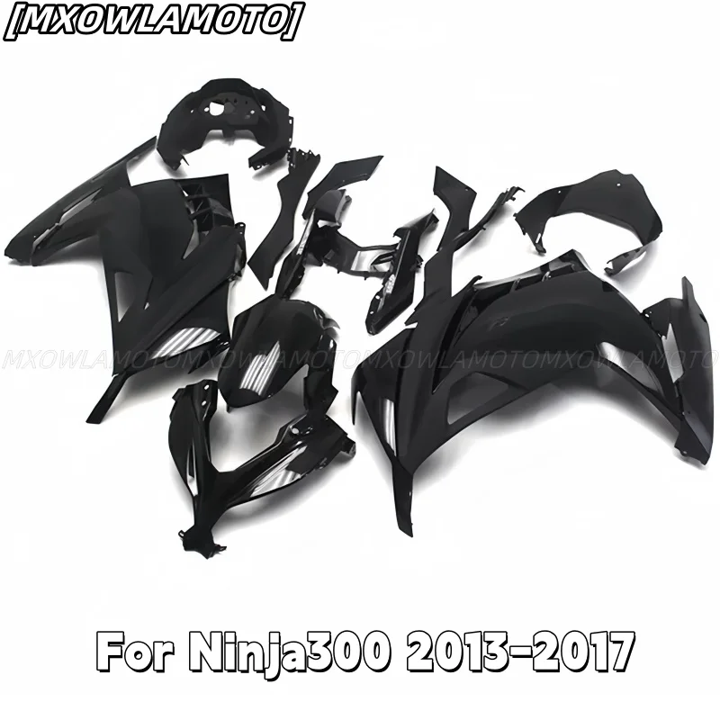 Motocycle Abs Fairing Kit for 2013-2017 14 15 16 EX300R Ninja 300 Glossy Black Panel