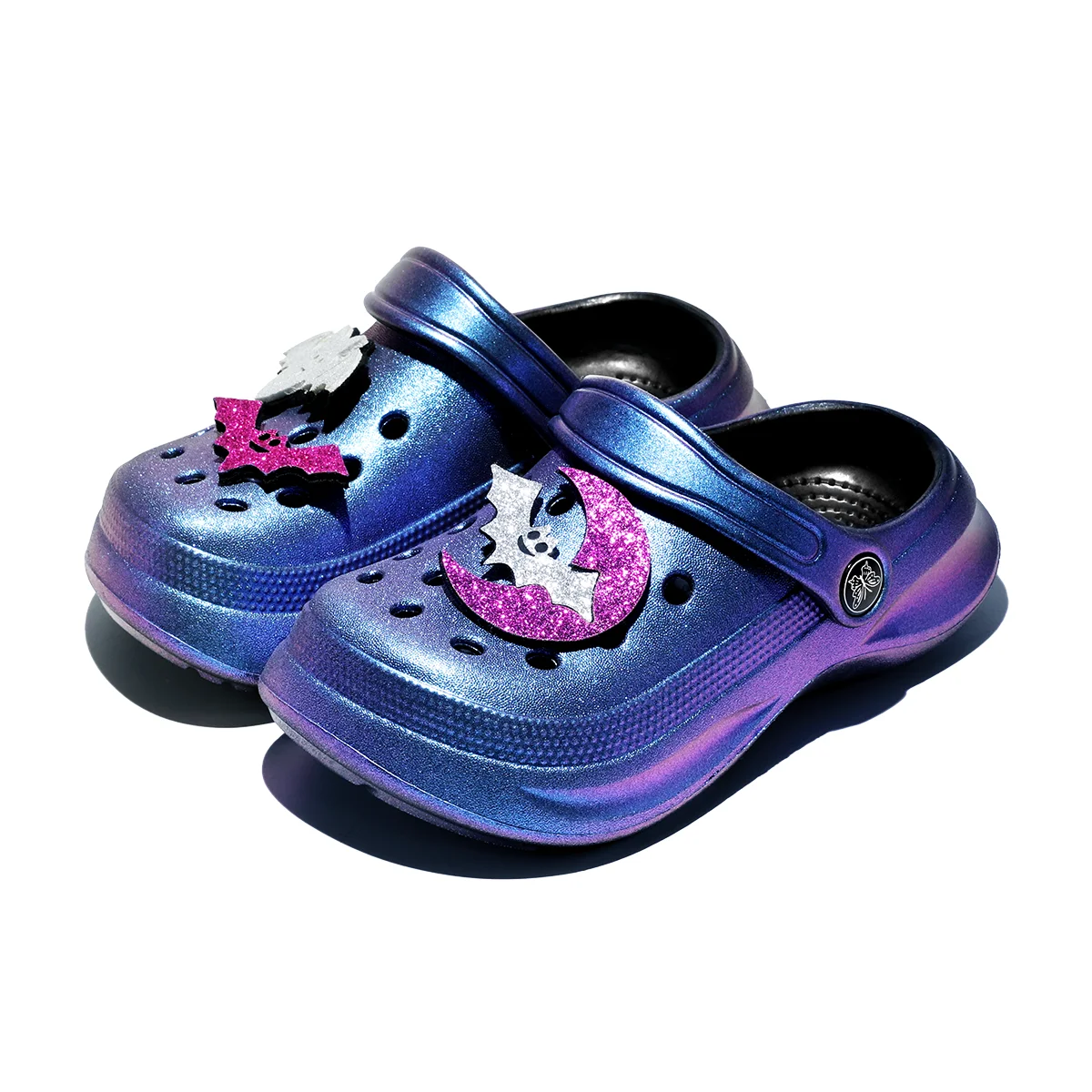 Kids Slip-On Clogs and Mules - Breathable, Waterproof, EVA Garden Shoes with Decorative Chain for Beach and Everyday Wear 168