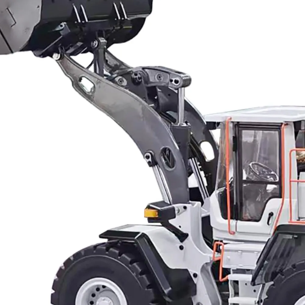 

MTRC 1：14 RC Hydraulic Loader E260L Metal Radio Controlled Construction Vehicles Flysky ST8 Radio Brushless Motor LCD Screen