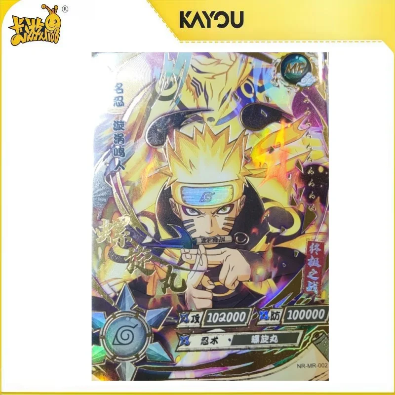 KAYOU Original Genuine Naruto Card Uzumaki Naruto Hatake Kakashi MR Full Set Series No.1-36Anime Collection Card Kids Toys Gifts