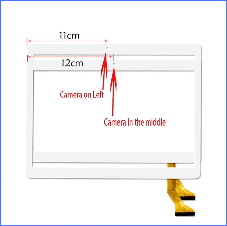 

Новинка для планшетов с диагональю 10,1 дюйма, емкостный сенсорный экран, стеклянная панель, дигитайзер, датчик, замена фаблета Multitouch