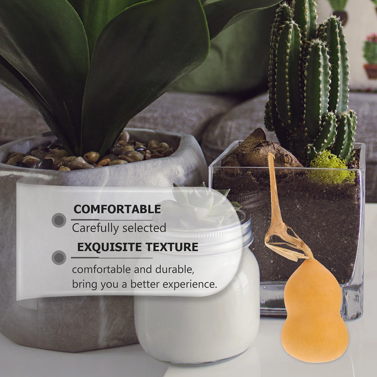 10 pçs original cabaça seca artesanato mini cabaça ornamento acessórios praças secas para chocalhos cáqui natural