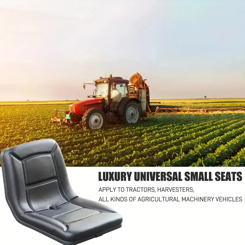 헤비듀티 지게차 시트 트랙터 시트 - 트랙터, 굴삭기, 불도저 호환 - 미끄럼 방지 표면, 설치 간편