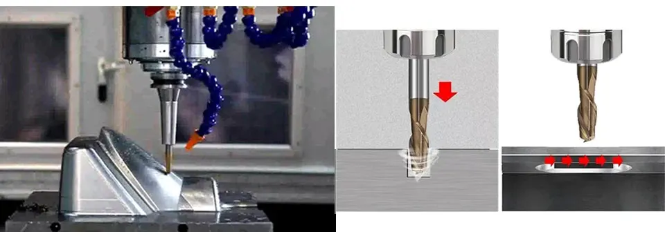 SWYBB CNC-Hartmetall-Flachschaftfräser, Wolframfräser, 4 Flöten, Metall, Stahl, Bearbeitungswerkzeug, quadratischer Fräser, 6, 8, 12 Schaft, HRC55 – Detail 3