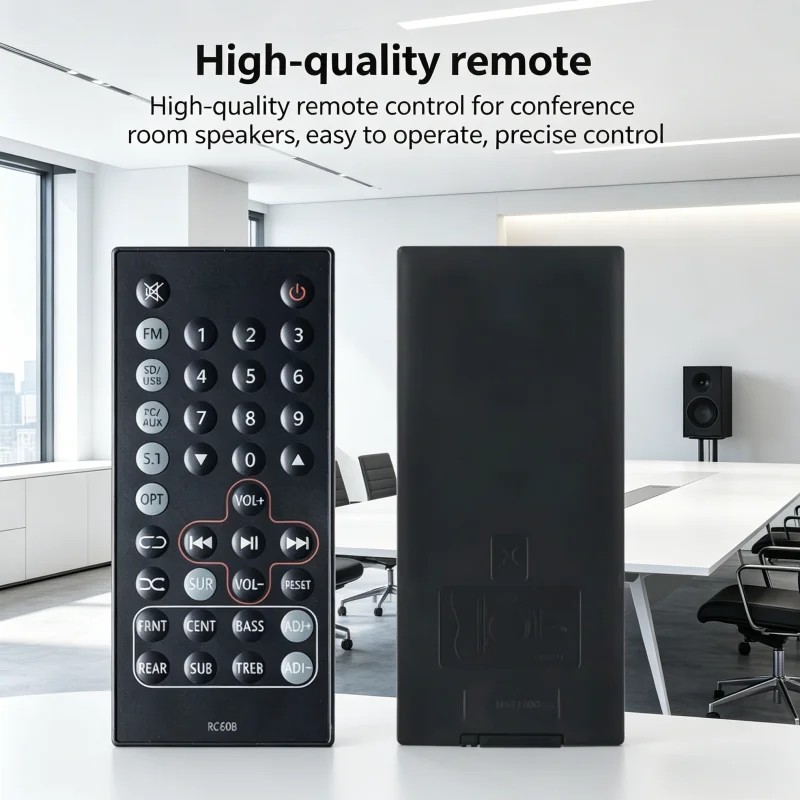 Edifier C6XD RC60B 5.1 Channel Surround Sound System Replacement Remote Control with Bass And Treble Adjustment User-Friendly De