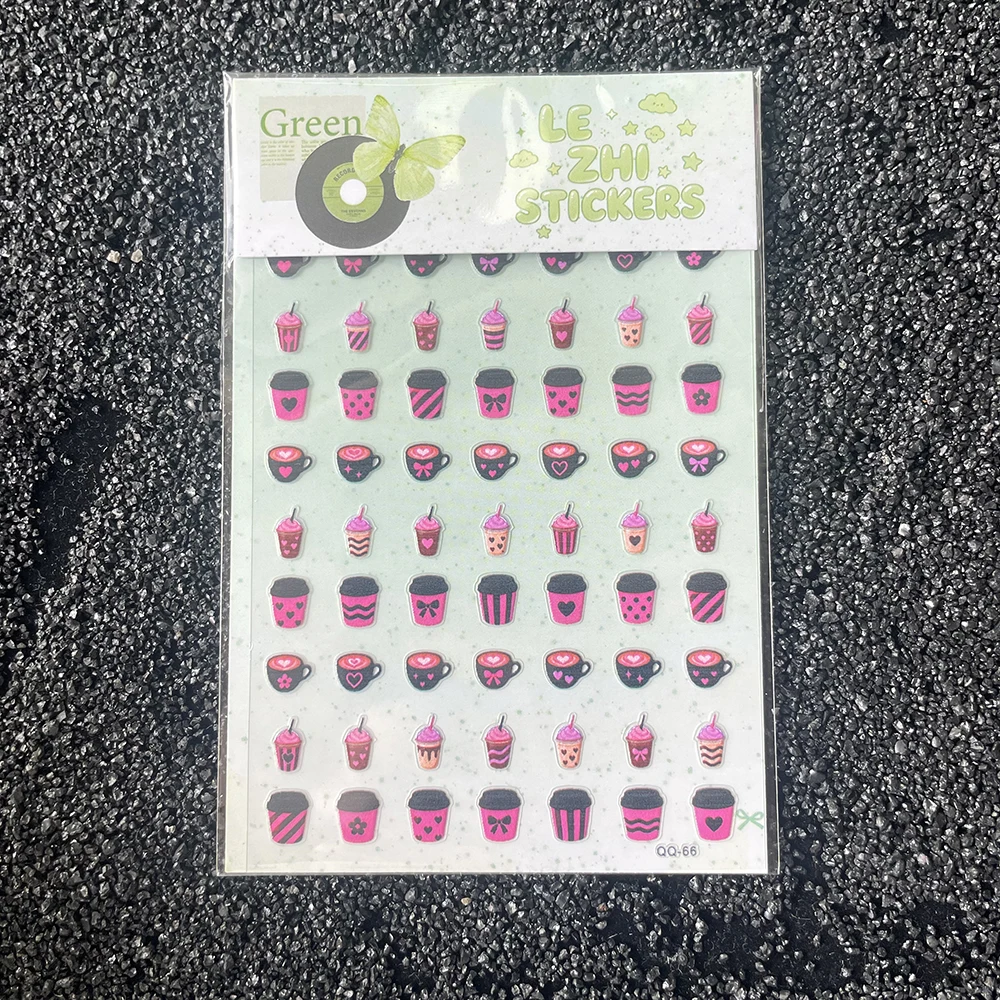 LEZHI Cute Bubble Tea Stickers - огляд і ціна Coffee Tea Journal