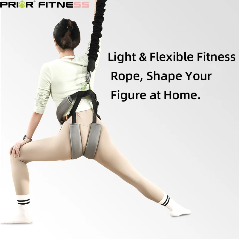 80KG Bungee Dance Cord SGS Certified Bungee Fitness Elastic Rope Anti-Gravity Aerial Yoga Cord with Lock Carabiner for Home
