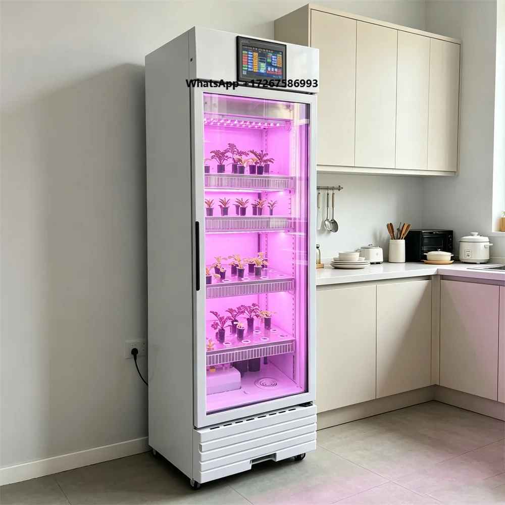 Indoor Plant Cabinet Vertical Farming Hydroponic Indoor Garden Smart Home Grow System Vegetable Growing Machine