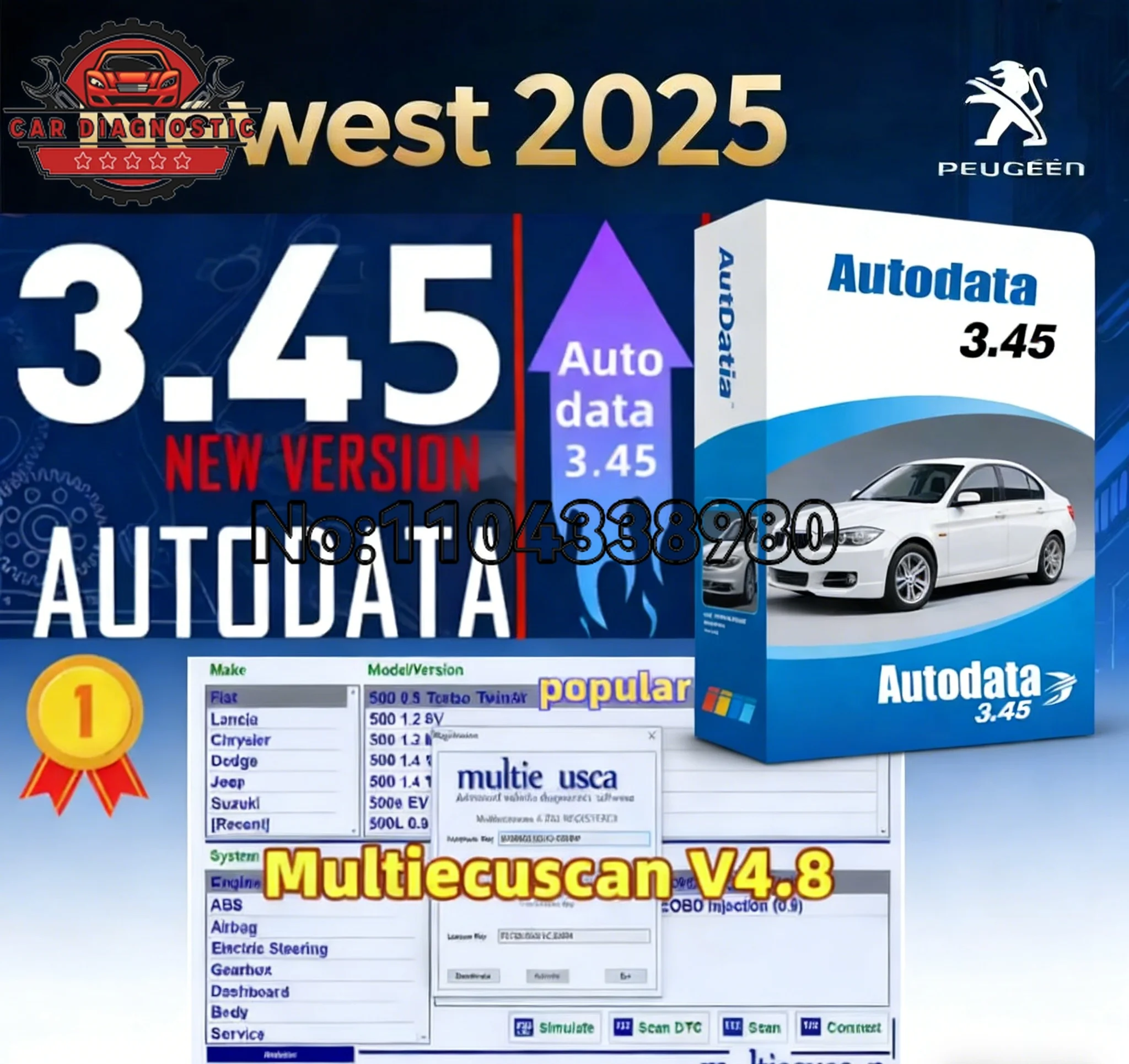 Auto repair software Vivid 2018+ autodata 3.45 Workshop DATA Multi languages Windows 10 Atris-Technik Europe Automotive
