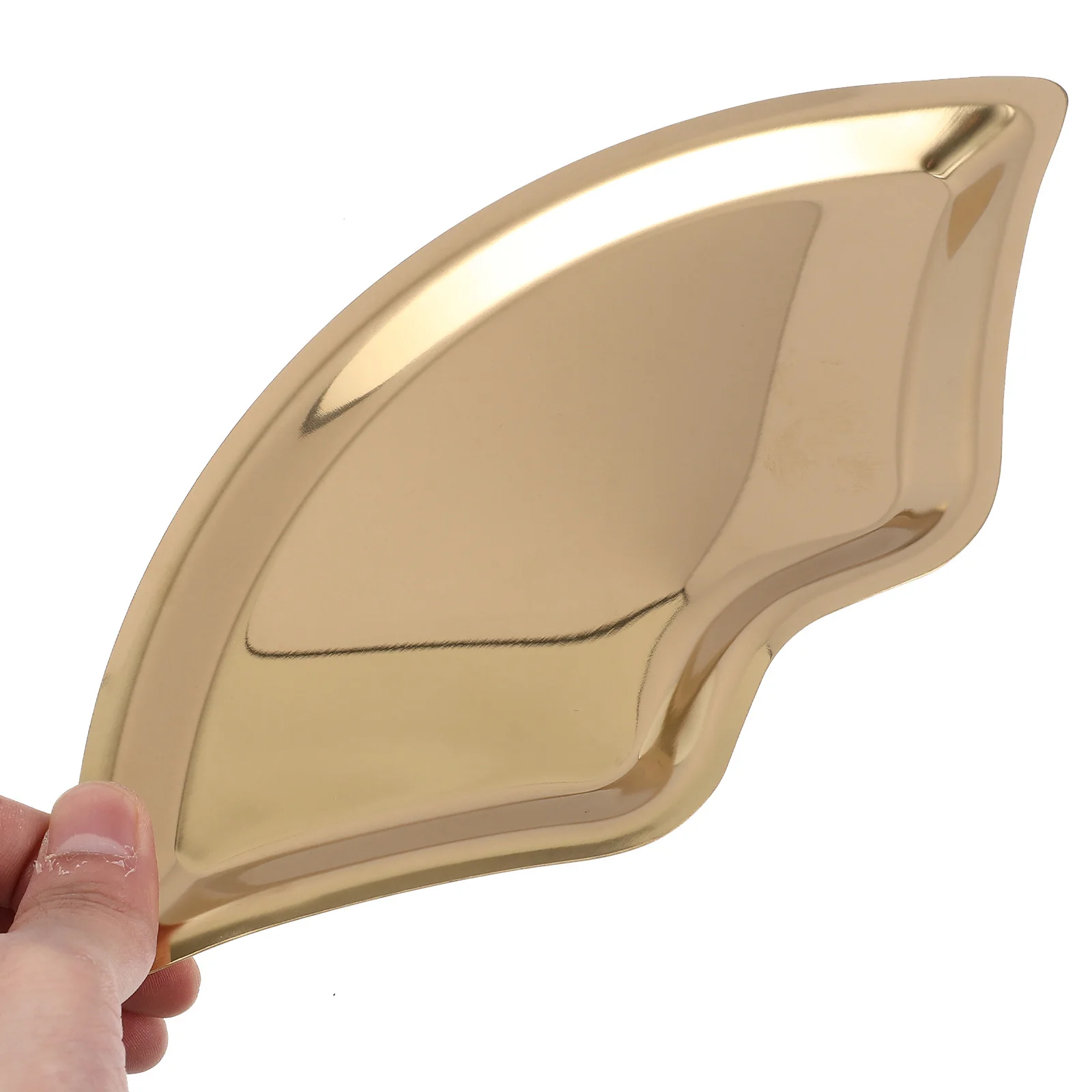 Lip Shaped Stainless Steel Jewelry Tray Desktop Makeup Organizer Ring Holder Storage Dish Elegant Accessories Organizer