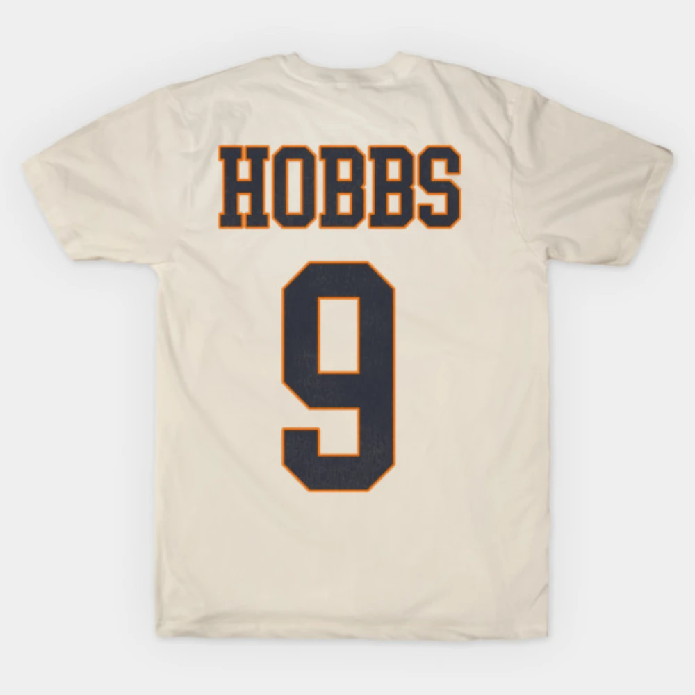 Men's Women's Cream Vintage Knights No 9 T-Shirt Gothic Varsity Font Jersey Style Graphic Casual Sports Fan Tee