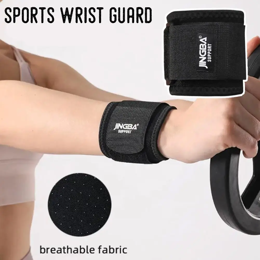 1pc Supporto per polso leggero regolabile per sollevamento pesi Squat Kettlebell Polsino Ciclismo all'aperto Fitness Protettivo Y4j1