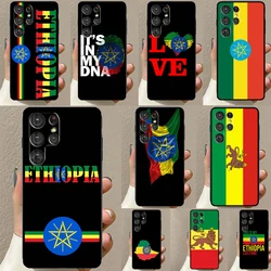 Ethiopia Flag Case For Samsung Galaxy S23 S22 Ultra Note 20 Note 10 S8 S9 S10 Plus S21 FE S20 FE Back Cover