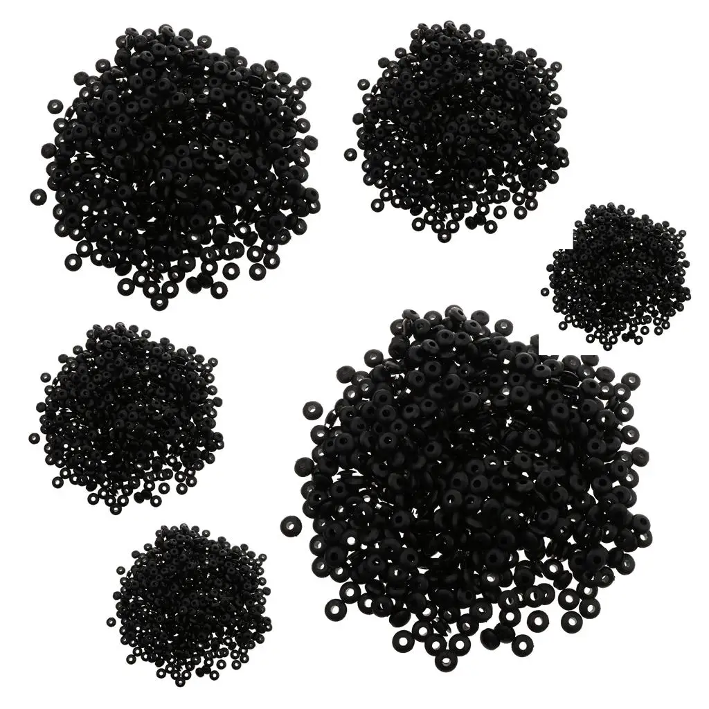 Ассортимент резиновых прокладок для втулок, 1000 шт., набор из 6 разных размеров, для автомобилей, сантехники, оборудования/ремонта фортепиано и т. д.