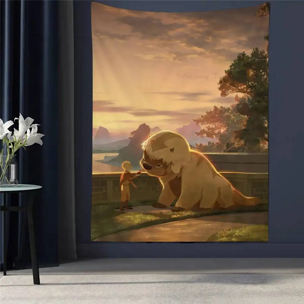 

Anime Avatar The Last Airbender Printed Large Wall Tapestry Wall Hanging Decoration Household Decor Blanket