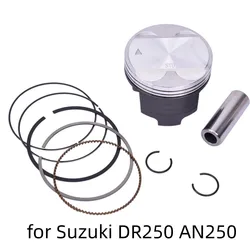 STD 73mm Pin 19mm Motorcycle Piston Ring Kit 12140-49221-050 for Suzuki DR250 AN250