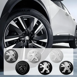 4Pcs 60MM Original Hub Cap Car Wheel Center Cover Tire Hub For Peugeot 301 307 308 406 508 2008 3008 5008 108 607 4008 107 306