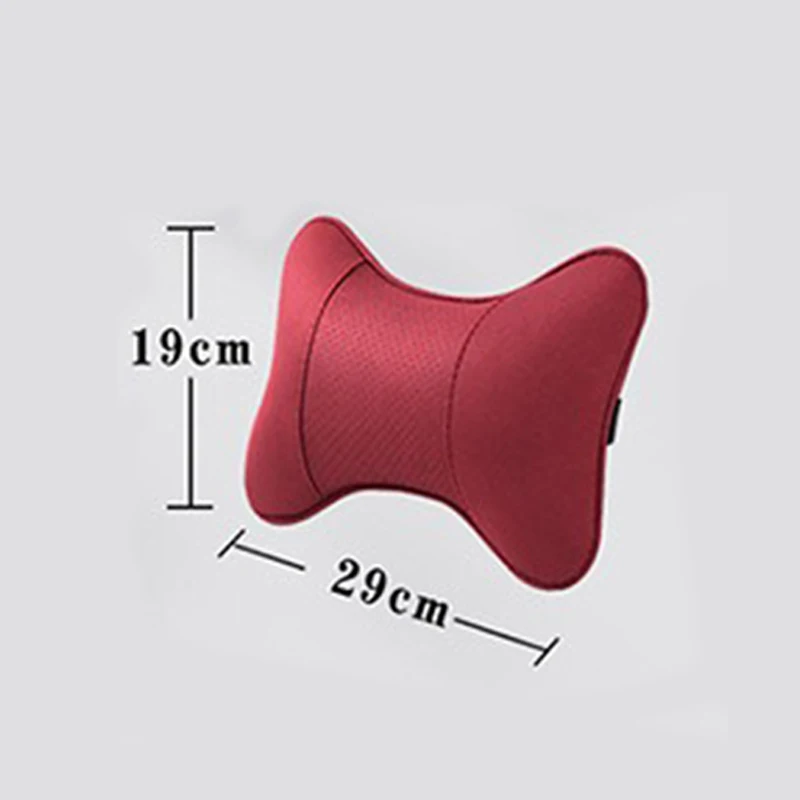 2PCS Car Seat Headrest Pillows Neck Support Protect Cushion For Tesla Model 3 Model S X Model Y Roadster SpaceX Auto Accessories