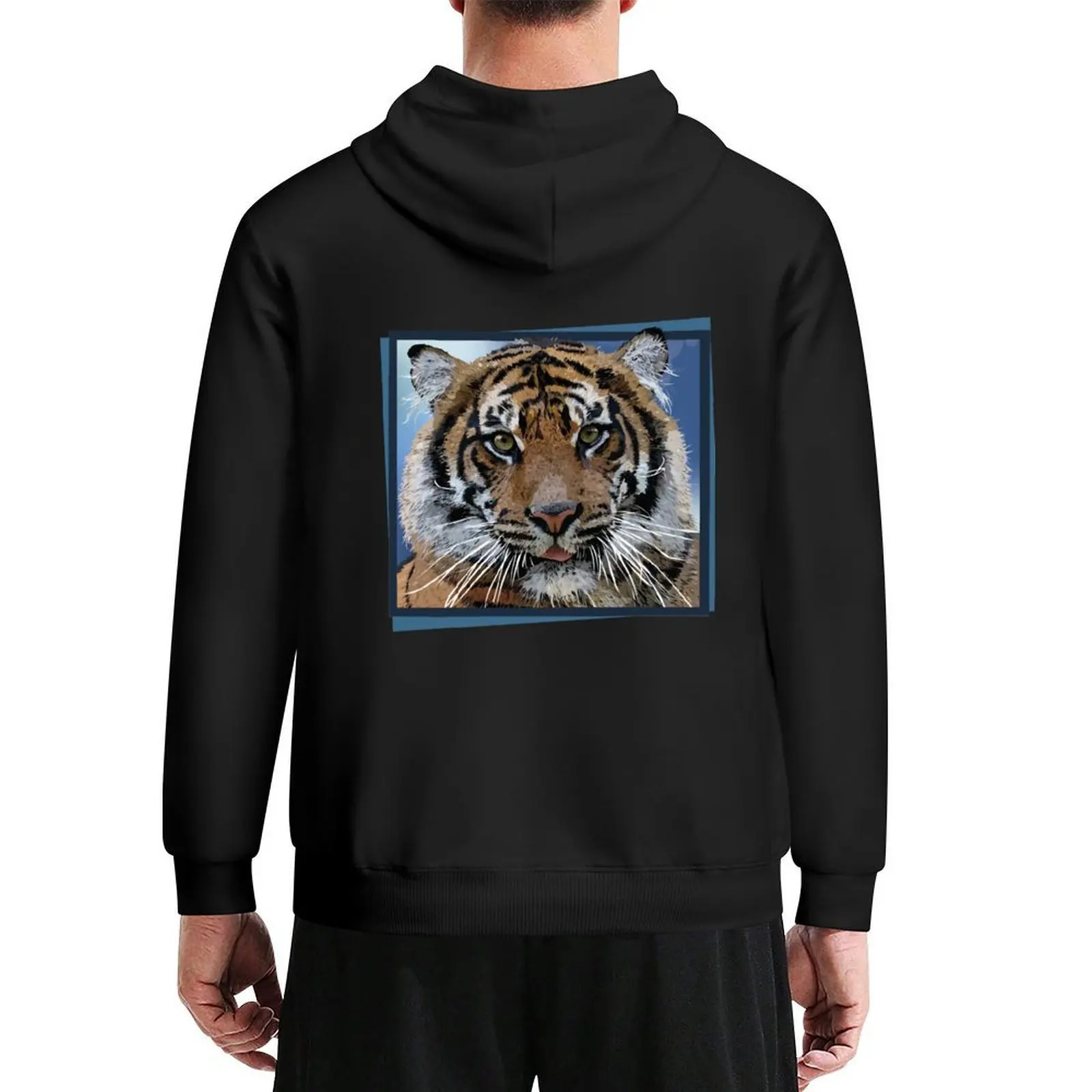 

Bengal tiger Hoodie japanese style mens clothes hooded shirt autumn mens hoodie