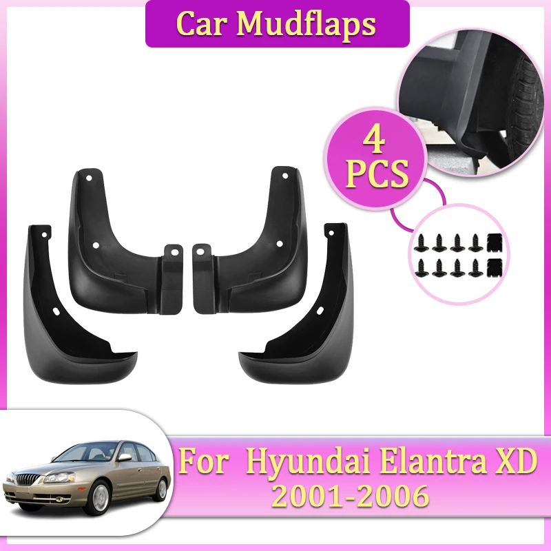 

Автомобильные брызговики для Hyundai Elantra Avante XD, аксессуары 2001 ~ 2006 г., детали для брызговиков, брызговики, крылья, защитная крышка, авто грязь