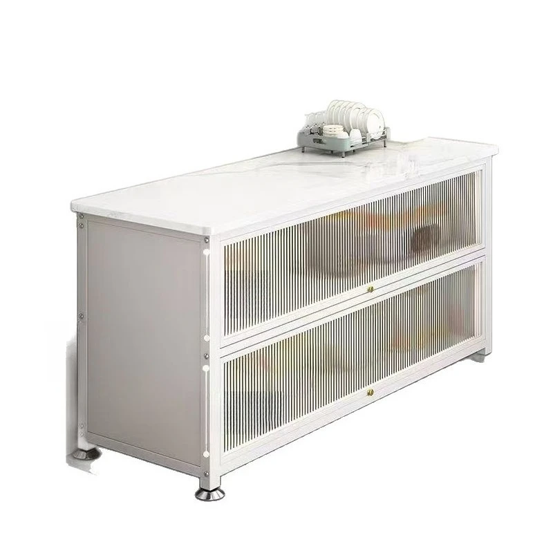 

Kitchen dining side rock slab cupboard floor to ceiling