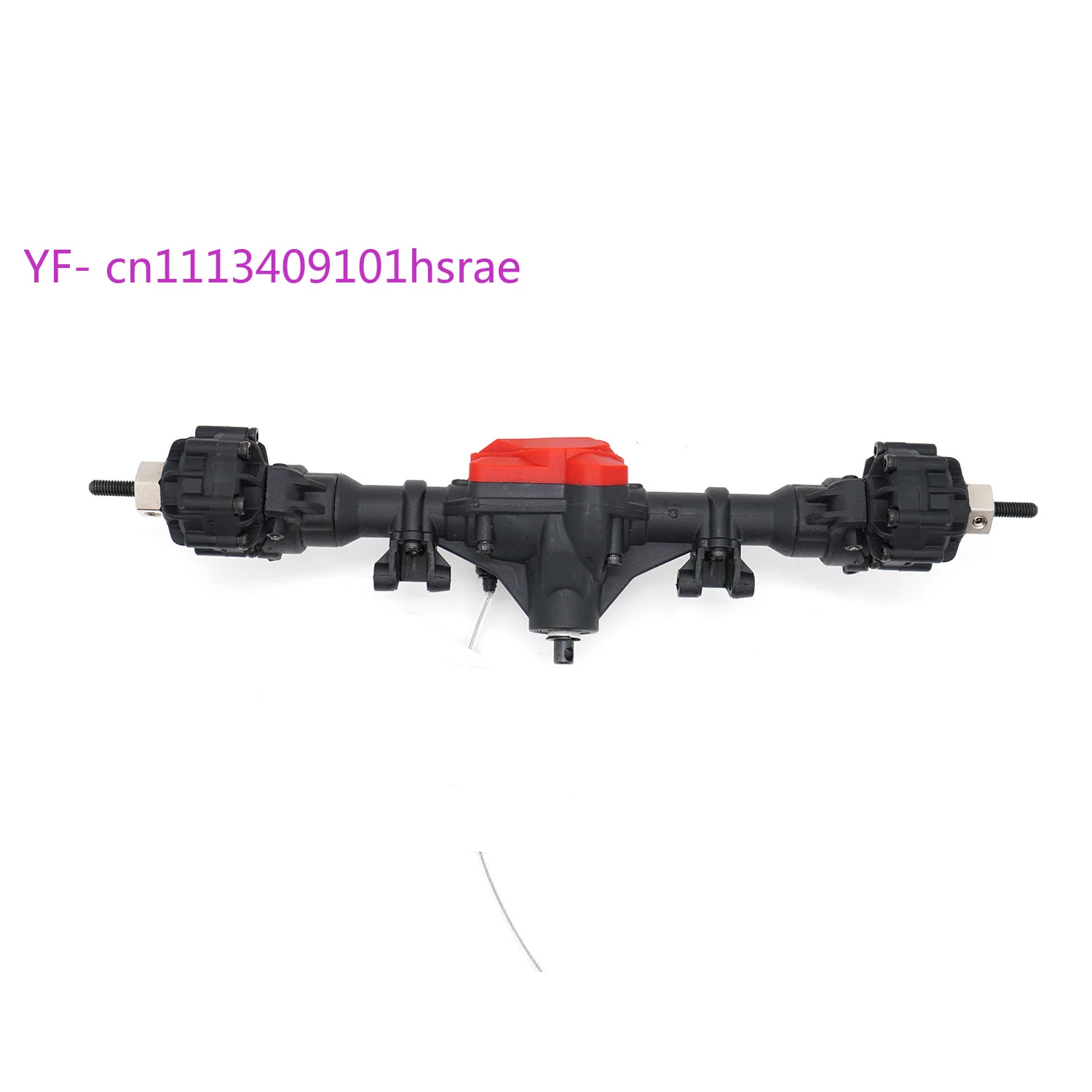 1/10 RC Crawler Front & Rear Portal Axles with Differential Lock (T-Lock) Upgrade Parts for Traxxas TRX4