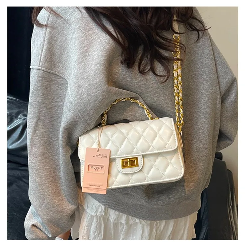 

Классическая элегантная сумка-мессенджер для дам, сумка через плечо, женская кожаная сумка класса люкс, модная брендовая сумка