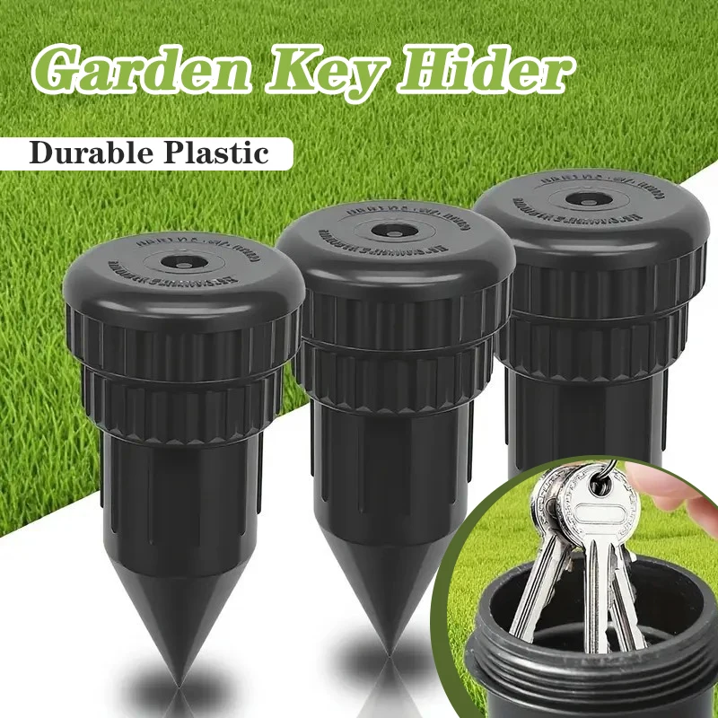 

Garden Key Hider Realistic Underground Watering Can Design Key Safe Durable Plastic for Outdoor Garden Patio Lawn Security