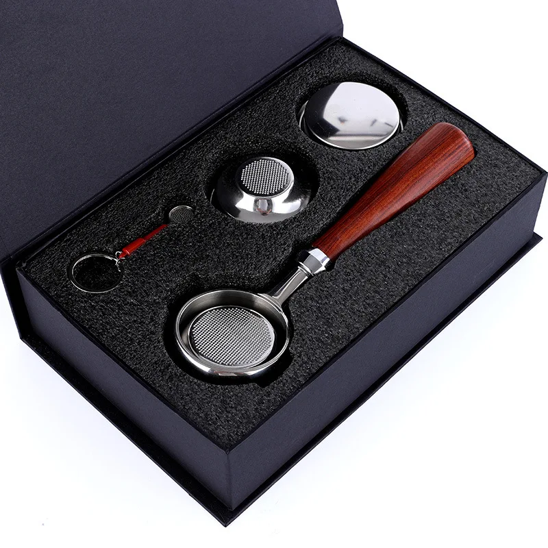 Coffee Coffee Espresso Bottomless Wooden Handle Portafilter 58mm Barista Tools