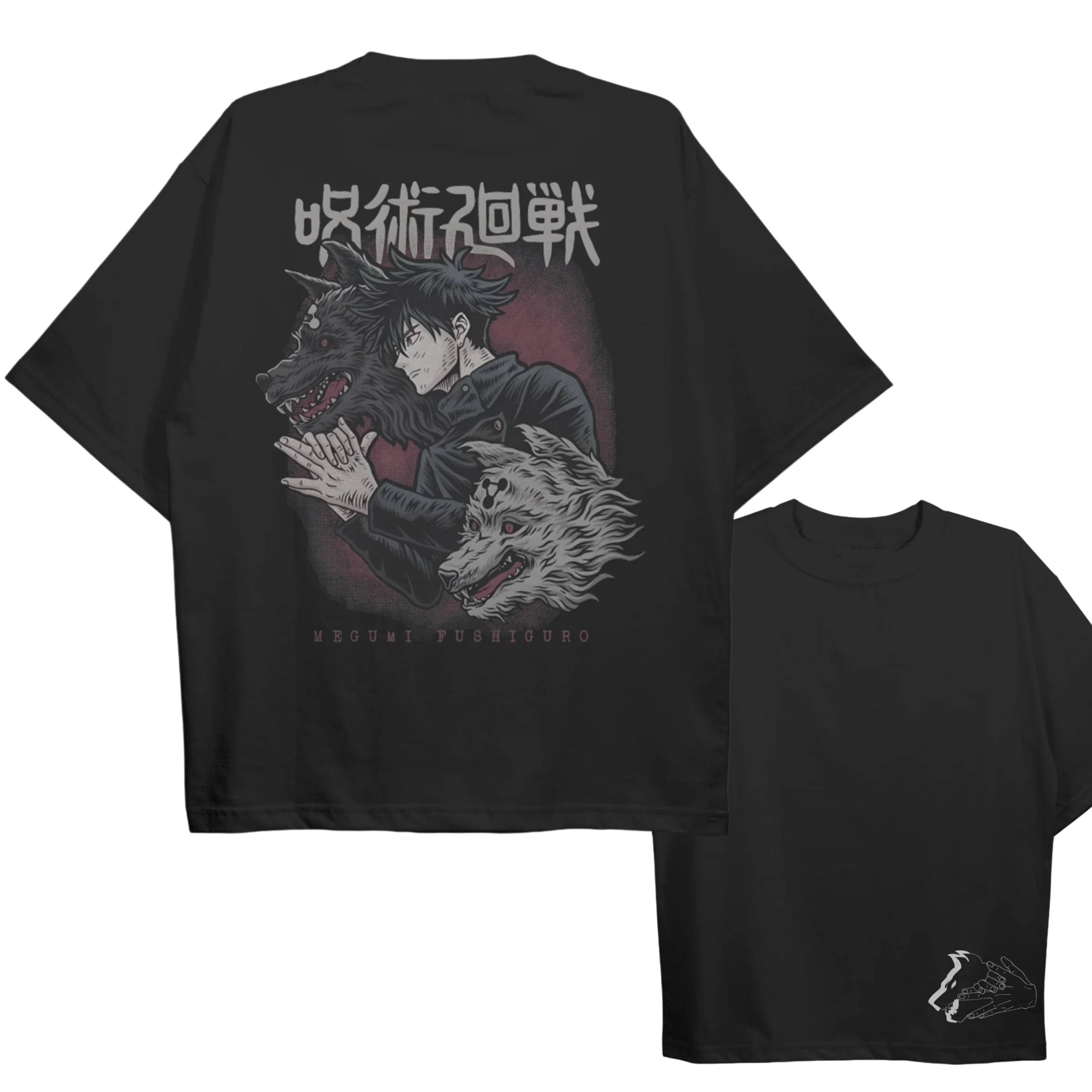 2026 Summer Megumi Fushiguro & Divine Dogs Anime Jujutsu Kaisen Graphic T-Shirt Cotton  Shirt Unisex Men Short Sleeve O-Neck