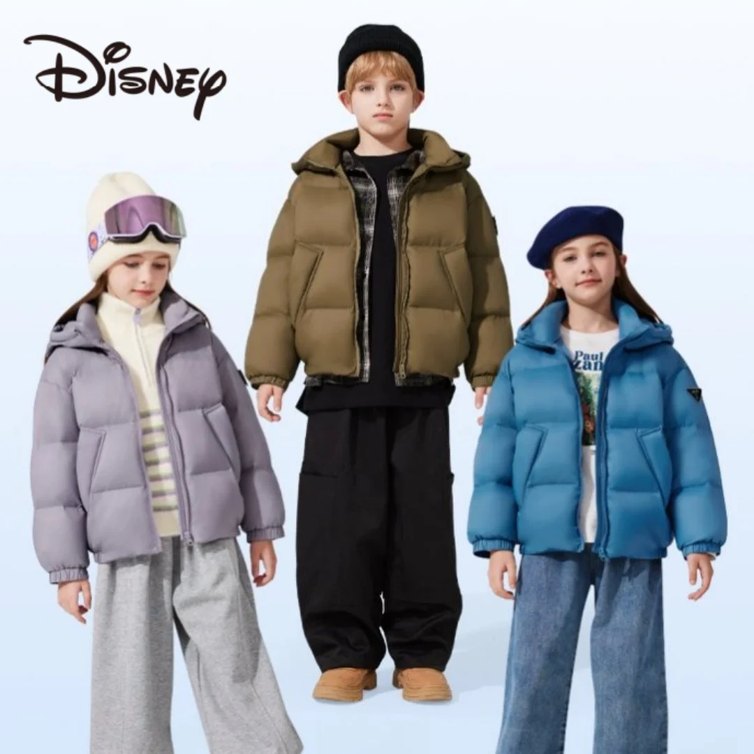 

Disney Kids Winter Thickened Windproof Down Jacket Children Warm-keeping Cold-resistant Down Jacket Breathable Durable Jacket