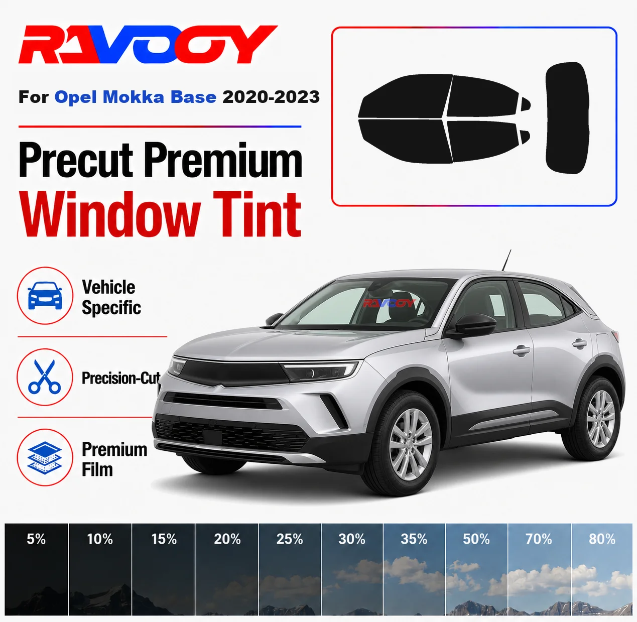 premium-precut-window-tint-kit-front-rear-windows-rear-windshield-for-opel-mokka-base-2020-2023-complete-set-nano-ceramic-film