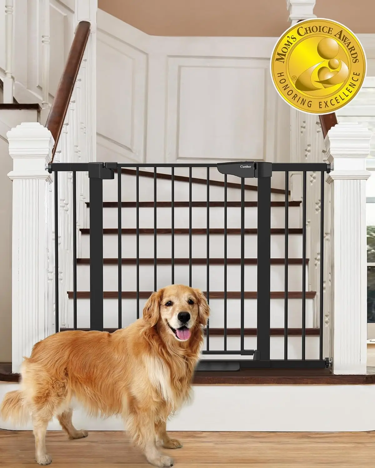 

29.7-46" Baby Gate for Stairs, Mom's Choice Awards Winner-Auto Close Dog Gate for The House