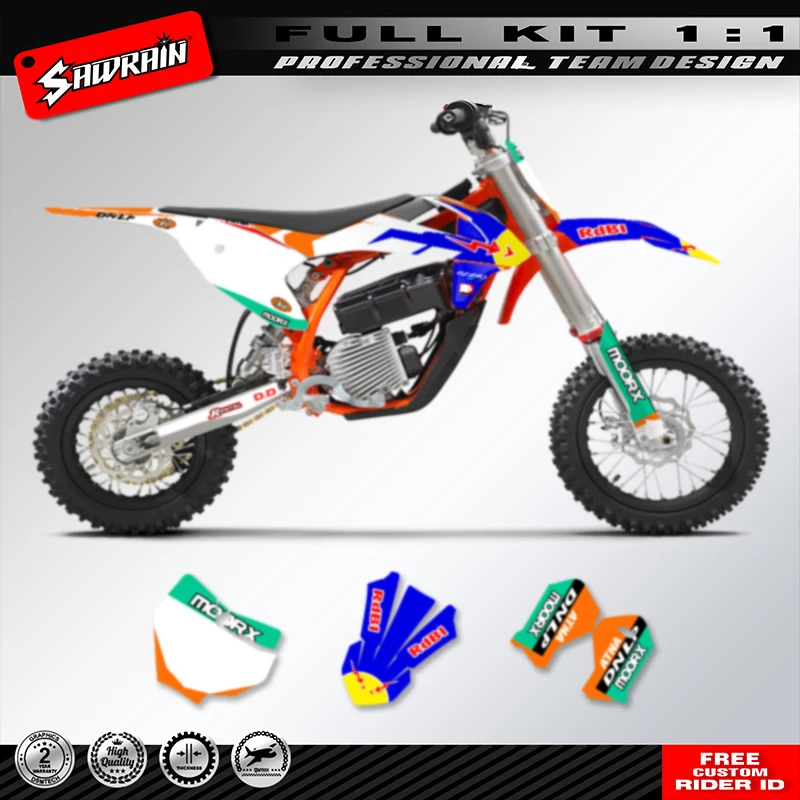 

Sawrain Custom Team Motorcycle Graphics Decals Stickers Kit for KTM SX50 2016 2017 2018 2019 2020 2021