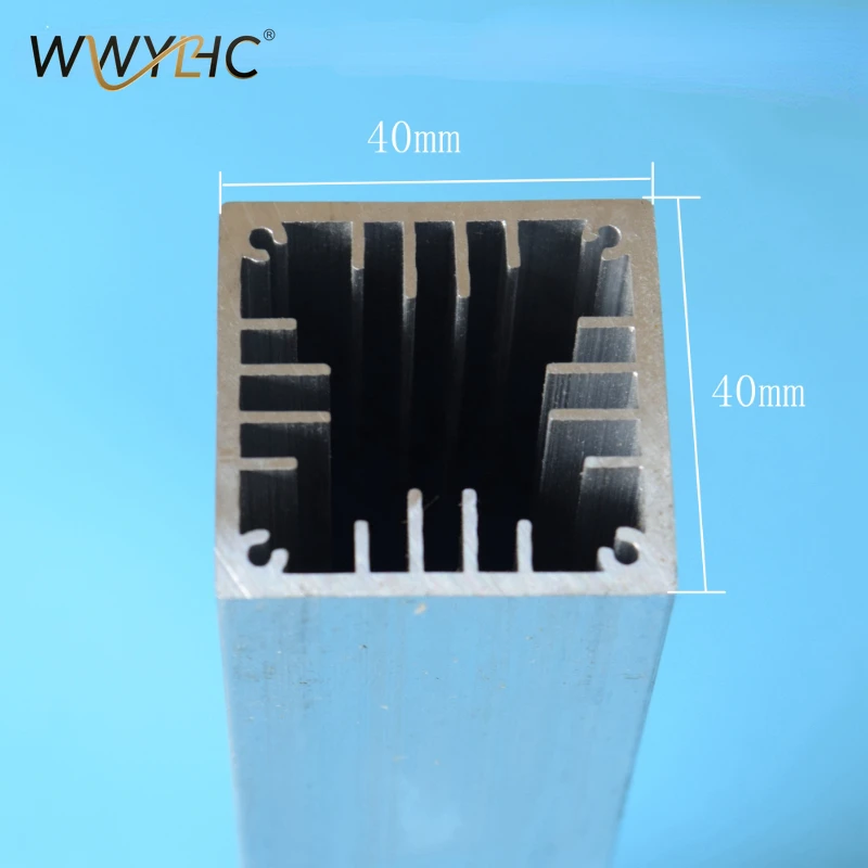 40*40 Wind Tunnel Radiator for High Power Heatsink Fan Mating Wind Tunnel Heat Dissipton Circuit Heat Dissip Segmented Heat Sink