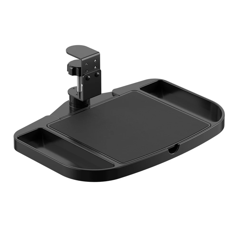 

Adjustable Height Rack Clip-On Pad Rack Home Workspace Gadget Carbon Steel Construction Comfortable Rubber Cotton