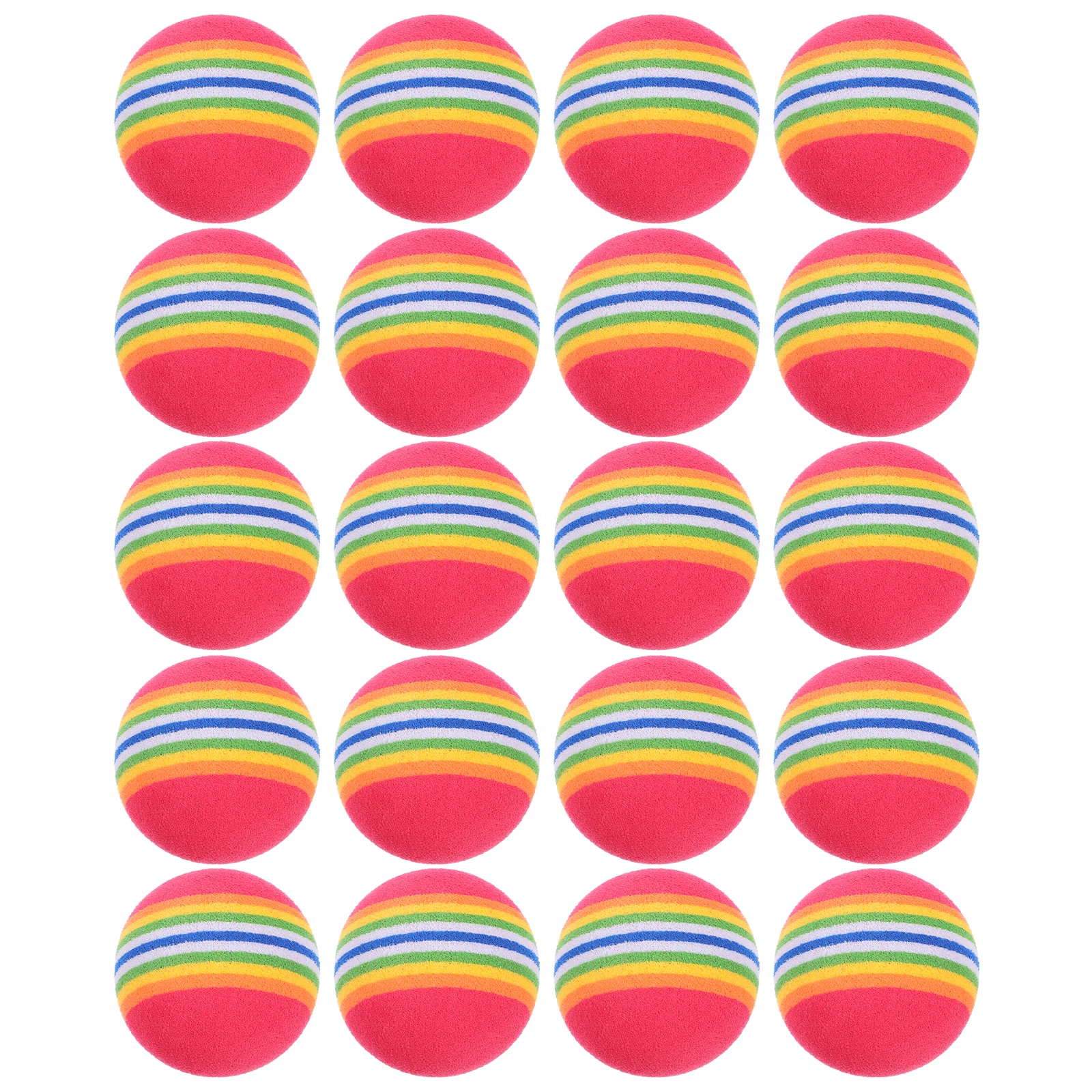 

20 pcs Soft Golf Practice Balls Lightweight Design Ideal for Indoor Training Safe Home Use Sports