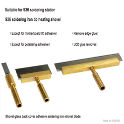 MILE 936 Electric Soldering Iron Transfer Copper Head For iPhoneX XS MAX Back Cover Repair Delete Glue Blade Chip Repair
