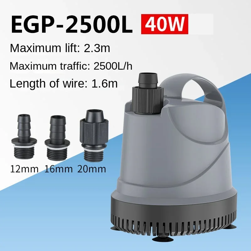 ل EGP مستوى المياه المنخفضة مضخة غاطسة خزان الأسماك أسفل شفط حوض السمك مضخة كتم لشفط مضخة المياه السفلي #6